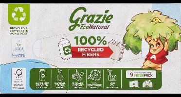Grazie Natural Tissues 80 Stuks