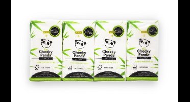 The Cheeky Panda Bamboo zakdoekjes 8 x 10 stuks 8 Stuks