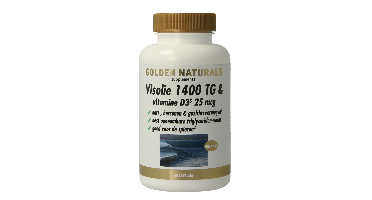 Golden Naturals Visolie 1400 TG vitamine D3 60 Softgels
