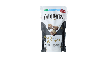 Oldtimers Zoute salmiak rotsjes suikervrij 100.00 Gram