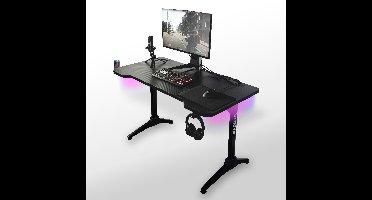 Vonyx DB20 gaming bureau met LED verlichting