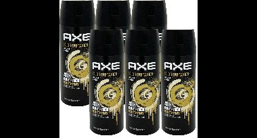 Axe Axe Bodyspray GOLD TEMPTATION - 6 pack