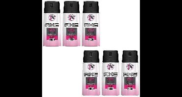 Axe Axe Bodyspray Anarchy For Her - 6 pack