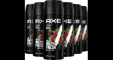 Axe Axe DEOSPRAY Bodyspray AFRICA 150ML - 6 pack