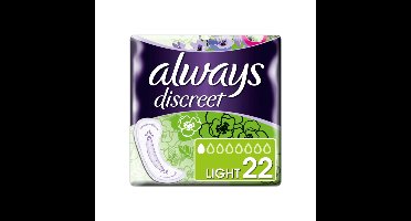 Always Always Discreet Maandverband Light - 22 Stuks
