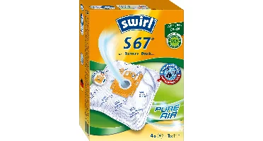 Swirl Swirl Stofzuigerzakken Set S67 Frische Action - 2 zakken + 2 geurparels