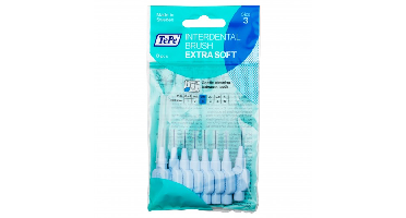 TePe Interdentale Ragers Extra Soft 0.6 mm blauw - 8 stuks