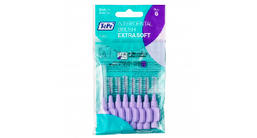 TePe Interdentale Ragers Extra Soft 1.1 mm lila - 8 stuks