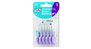 TePe Interdentale Ragers Extra Soft 1.1 mm lila - 6 stuks