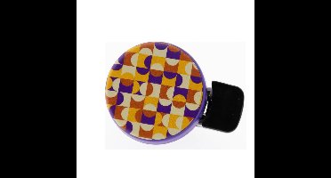Fietsbel 70's Abstract Print Retro Design
