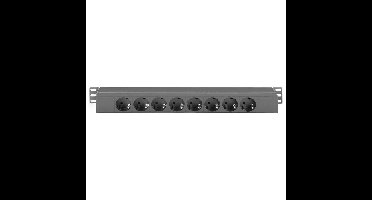 Adam Hall 87471 T 19 inch 8-weg stroomverdeler met TrueCon