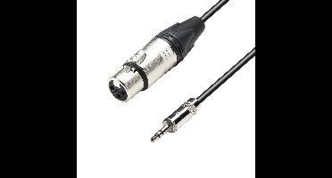 Adam Hall K5MYF0300 XLR female naar mini-jack stereo 3m