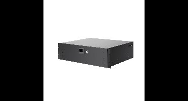 Adam Hall 19 inch racklade 3 HE aluminium met slot