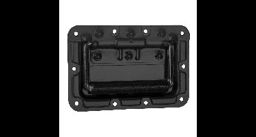 Adam Hall 34081BLK Medium inbouw handvat met revet bescherming 9mm zwart