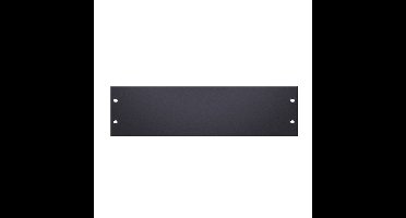 Adam Hall Platte blindplaat 3 HE aluminium