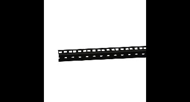 Adam Hall Rackprofiel heavy duty 45HE zwart (3 gaten per HE)