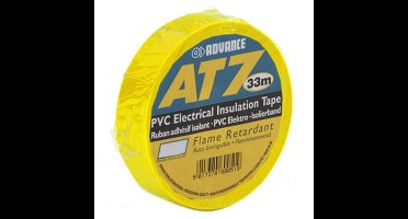 Advance Tapes AT7 PVC tape 19mm 33m geel