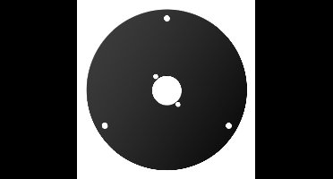Adam Hall 70224D1 plaat voor 70224 met 1x D-size gat