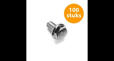 Adam Hall 54M8X20 Flensbout M8 x 20 met tandkrans (100 stuks)