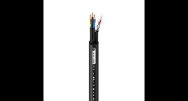 Adam Hall 4 Star HPD 325 stroom & DMX combikabel 3x2,5mm & 2x0,22mm p/m
