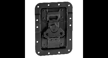 Adam Hall 172511 BLK Groot inbouw vlinderslot met verzet 14mm diep zwart