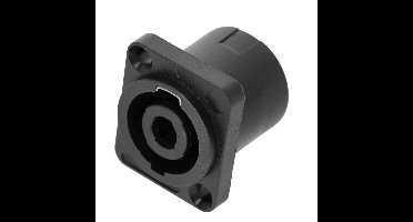 Adam Hall 4 STAR P SM4 BLK 4-polig speaker chassisdeel male