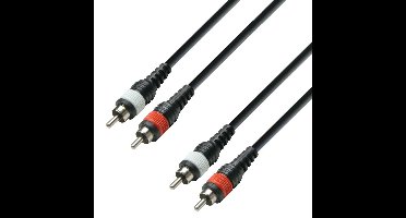 Adam Hall 3 Star TCC 0600 M tulpkabel stereo RCA 6m