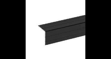 Adam Hall 6109 BLK aluminium hoekprofiel 22x22mm 1,5mm dik zwart