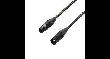 Adam Hall 5 Star MMF 0150 XLR microfoonkabel met Neutrik-pluggen 1,5m
