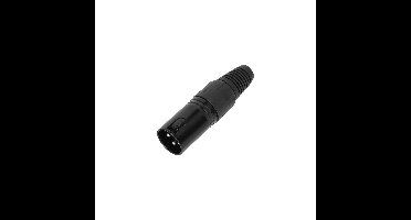 Adam Hall XLR 3p kabeldeel Male zwart