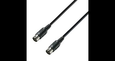 Adam Hall 3 Star MIDI 0150 BLK MIDI kabel 1,5 m