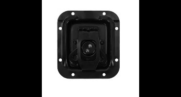 Adam Hall 17302BLK Groot inbouw vlinderslot 14 mm diep zwart