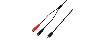 Adam Hall 3 STAR Audiokabel USB-C naar 2x RCA 3 m