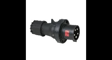PCE CEE 125A 5-polige stekker IP67 zwart