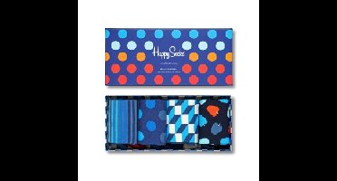 Happy socks 4 stuks Navy Gift Box 650