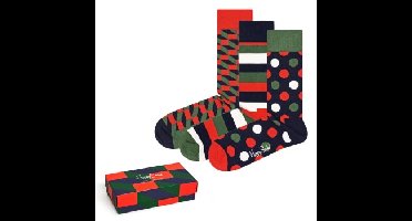 Happy socks 3 stuks Classic Holiday Gift Box