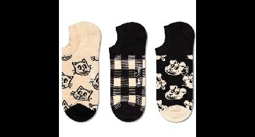 Happy socks 3 stuks Pet No Show Sock