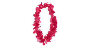 Hawaii Ketting Fuchsia