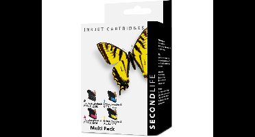 Secondlife Brother Multipack LC 121 / 123 Zwart, C, M en Y