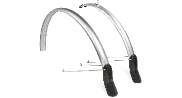 Spatbordset Eurofender Scatto 28" x 51 mm - smoke / titanium