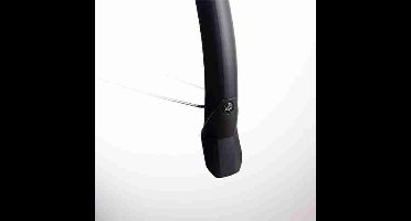 Achterspatbord 28" Eurofender Lampo 58mm breed - mat zwart
