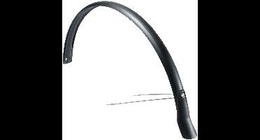 Achterspatbord Eurofender Snello 28" x 51 mm - mat zwart