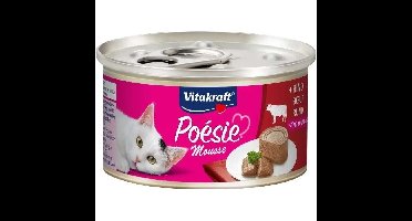 VITAKRAFT Poésie Mousse Beef - nat kattenvoer - 85g