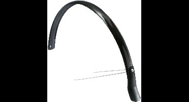 Achterspatbord Eurofender Snello 28" x 46 mm - zwart