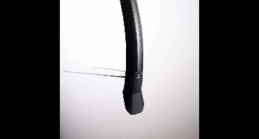 Voorspatbord 28" Eurofender Lampo 58 mm breed - zwart