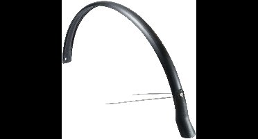 Achterspatbord Eurofender Snello 28" x 46 mm - mat zwart