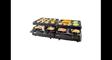 Unold 48755 raclette 8 persoon/personen 1300 W Zwart