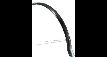 Voorspatbord Eurofender Snello 28" x 51 mm - zwart