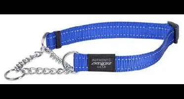 ROGZ FOR DOGS FANBELT HALFSLIP HALSBAND BLAUW