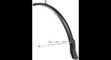 Spatbordset Eurofender Scatto 28" x 51 mm - mat zwart